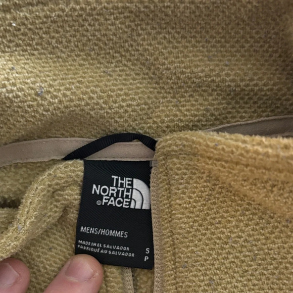 The North Face Men's Olive Zip-Up Sweater - Picture 2 of 3
